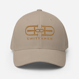 Signature Embroidered Gold Logo Structured Baseball Hat