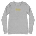 Signature Gold Logo Print Long Sleeve Tee