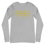 Signature Gold Logo Large Print Long Sleeve Tee