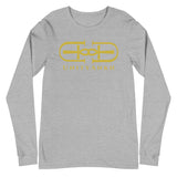 Signature Gold Logo Large Print Long Sleeve Tee