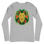 Lion Gold Logo Motif Long Sleeve Print Tee