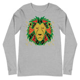 Lion Gold Logo Motif Long Sleeve Print Tee