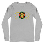 Signature Gold Logo Lion Overlay Print Long Sleeve Tee