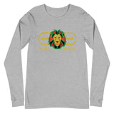 Signature Gold Logo Lion Overlay Print Long Sleeve Tee