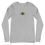 Signature Embroidered Gold Logo Lion Overlay Long Sleeve Tee