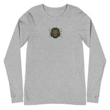 Embroidered Lion and Gold Text Long Sleeve Tee