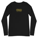 Signature Gold Logo Print Long Sleeve Tee