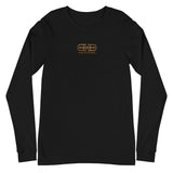 Signature Embroidered Gold Logo Long Sleeve Tee