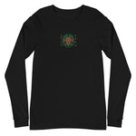 Embroidered Lion and Gold Text Long Sleeve Tee