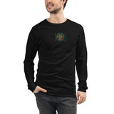 Embroidered Lion and Gold Text Long Sleeve Tee