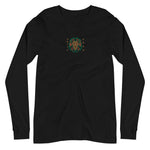 Embroidered Lion and Gold Text Long Sleeve Tee