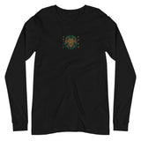 Embroidered Lion and Gold Text Long Sleeve Tee