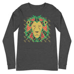 Lion Gold Logo Motif Long Sleeve Print Tee