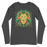 Lion Gold Logo Motif Long Sleeve Print Tee