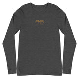 Signature Embroidered Gold Logo Long Sleeve Tee