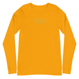 Signature Gold Logo Print Long Sleeve Tee