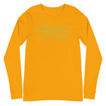 Signature Gold Logo Large Print Long Sleeve Tee