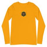 Embroidered Lion and Gold Text Long Sleeve Tee