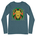 Lion Gold Logo Motif Long Sleeve Print Tee