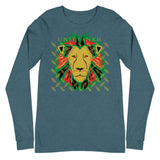 Lion Gold Logo Motif Long Sleeve Print Tee