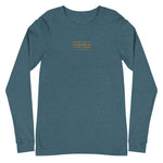 Signature Embroidered Gold Logo Long Sleeve Tee