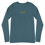 Signature Embroidered Gold Logo Long Sleeve Tee