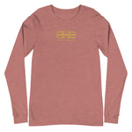 Signature Gold Logo Print Long Sleeve Tee