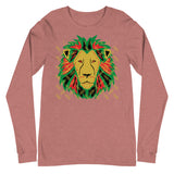 Lion Gold Logo Motif Long Sleeve Print Tee