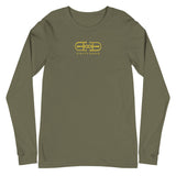 Signature Gold Logo Print Long Sleeve Tee