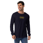 Signature Gold Logo Print Long Sleeve Tee