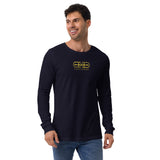 Signature Gold Logo Print Long Sleeve Tee