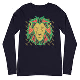 Lion Gold Logo Motif Long Sleeve Print Tee