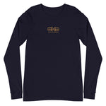 Signature Embroidered Gold Logo Long Sleeve Tee