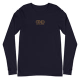 Signature Embroidered Gold Logo Long Sleeve Tee