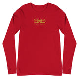 Signature Gold Logo Print Long Sleeve Tee