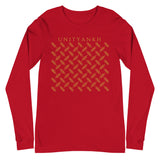 Signature Gold Logo Motif Long Sleeve Print Tee