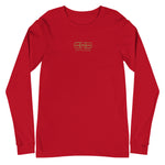 Signature Embroidered Gold Logo Long Sleeve Tee