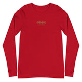 Signature Embroidered Gold Logo Long Sleeve Tee