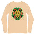 Lion Gold Logo Motif Long Sleeve Print Tee