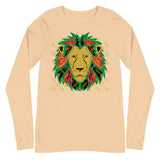 Lion Gold Logo Motif Long Sleeve Print Tee