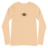 Signature Embroidered Gold Logo Lion Overlay Long Sleeve Tee