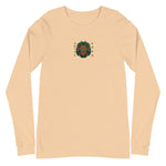 Embroidered Lion and Gold Text Long Sleeve Tee