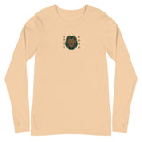 Embroidered Lion and Gold Text Long Sleeve Tee