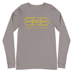 Signature Gold Logo Large Print Long Sleeve Tee