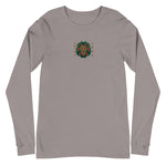 Embroidered Lion and Gold Text Long Sleeve Tee