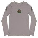 Embroidered Lion and Gold Text Long Sleeve Tee