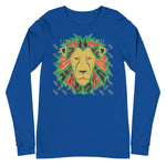 Lion Gold Logo Motif Long Sleeve Print Tee