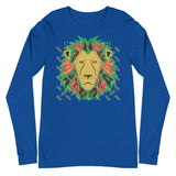 Lion Gold Logo Motif Long Sleeve Print Tee