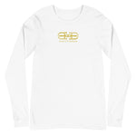 Signature Gold Logo Print Long Sleeve Tee