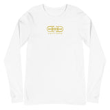 Signature Gold Logo Print Long Sleeve Tee